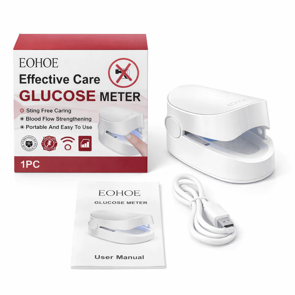 GlucoSense™ – Codzienne wsparcie zdrowia dzięki bezbolesnemu monitorowaniu 3 w 1