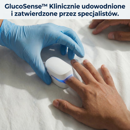 GlucoSense™ – Codzienne wsparcie zdrowia dzięki bezbolesnemu monitorowaniu 3 w 1