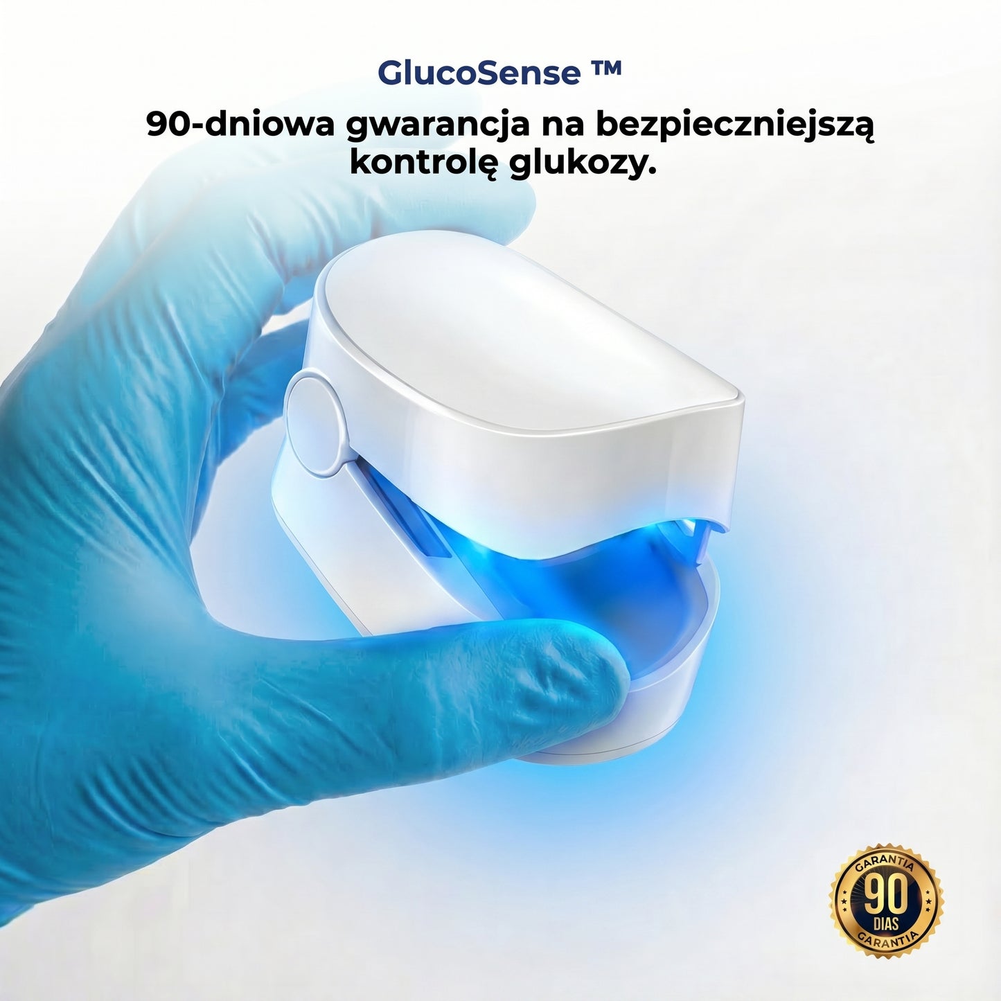 GlucoSense™ – Codzienne wsparcie zdrowia dzięki bezbolesnemu monitorowaniu 3 w 1